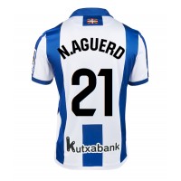 Real Sociedad Nayef Aguerd #21 Hjemmedrakt 2024-25 Kortermet